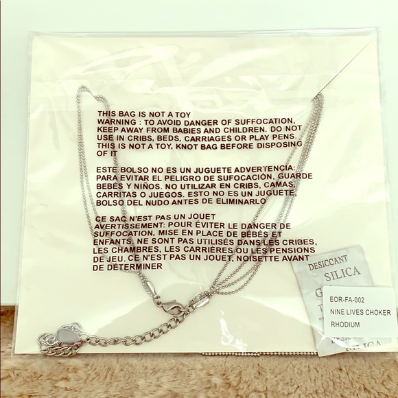 NIB 8 other reasons silver choker lobster clasp - Picture 4 of 7